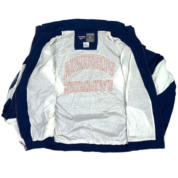 90's REEBOK VIRGINIA Windbreaker - Picture 2 of 4